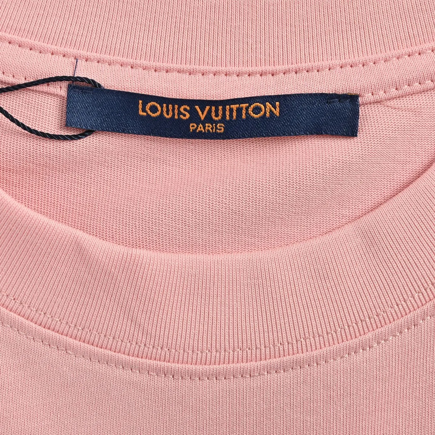 Louis Vuitton/Louis Vuitton three-dimensional embossed logo short sleeves